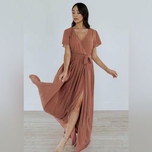 Baltic Born Size M, unaltered, Kristina Maxi Dress in Rosy Brown